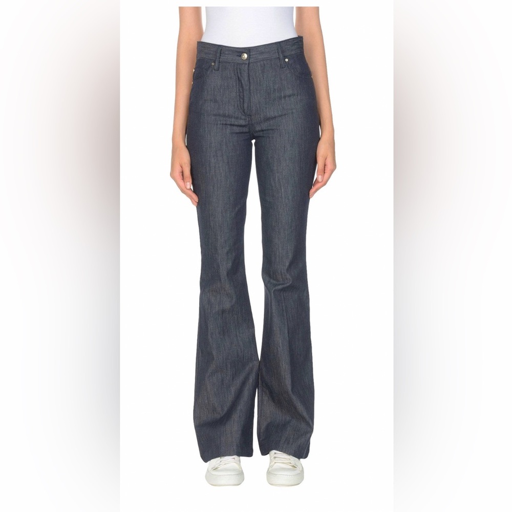 Marciano denim pants, high waisted.